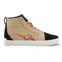 Alpinestars Scarpe Da Moto Ride-63 Canvas Beige Black White