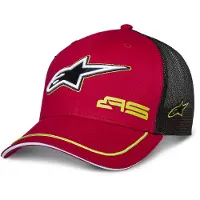 Alpinestars Cappello Exceed Red Black, Taglia: One Size