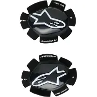 Alpinestars Knee Slider GP Plus Black White, Taglia: One Size
