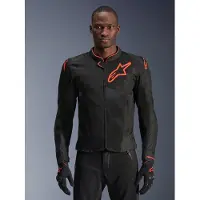 Alpinestars Giacca Viper Air V4 Black Red Fluo