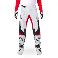 Alpinestars Pantaloni Techstar Deep Edizione Limitata Black White High Red, Taglia: 28