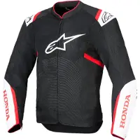 Alpinestars Giacca Honda T-SPS Air V2 Black White Bright Red