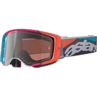 Alpinestars Maschere Supertech Stream Gray Multi Mirror Silver, Taglia: One Size