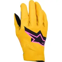 Alpinestars Guanti Supertech MX Gold Black Fluo Pink