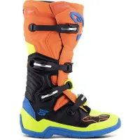 Alpinestars Stivali Tech 5 Orange Fluo Enamel Blue Yel Fl