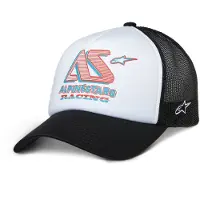 Alpinestars Cappello Ayess White Black, Taglia: One Size