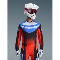 Alpinestars Maglia Techstar Knif 2026 Orange Black Ucla Blue