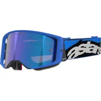 Alpinestars Maschera Supertech Stream Blue Mirror Blue, Taglia: One Size