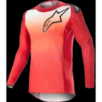 Alpinestars Maglia Supertech Risen 2023 Mars Red White, Taglia: XL