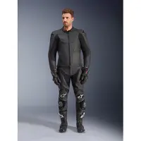 Alpinestars Giacca In Pelle Caliber Black, Taglia: 54