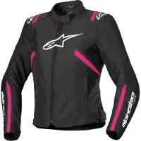 Alpinestars Giacca Stella T-SPS V2 Impermeabile Black White Diva Pink, Taglia: XS