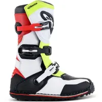 Alpinestars Stivali Tech-T White Red Yellow Fluo Black