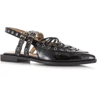Steve madden Galanti Flat Shoes Black Patent Taglia: 36 | Infradito Outlet | Donna | Nero