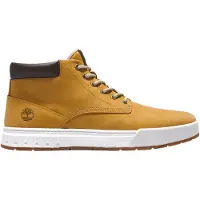 Timberland - Sneakers in cuoio dal profilo leggermente rialzato - Maple Grove Mid Lace Up Sneaker Wheat per Uomo in Pelle - Taglia 10,5 US - Marrone
