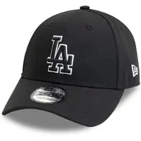New Era Cappello da baseball sportivo 'Los Angeles Dodgers Pop Outline 9FORTY' nero