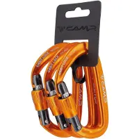 C.A.M.P. Orbit Lock Moschettoni a ghiera arancione
