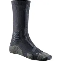 X-socks Trail Run Discover Crew Calze da running (45-47, grigio)