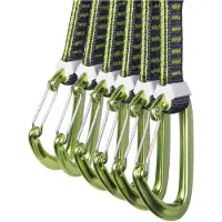 Camp - Set da 6 rinvii da arrampicata - Orbit Wire Express Ks 12 Cm 6 Pack - Verde