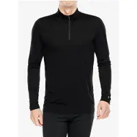 Smartwool Classic All-Season Merino Base Layer 1/4 Zip Boxed Intimo lana merinos Uomo (M, nero)