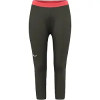 Salewa Pantaloni Intimi Tecnici 3/4 Cristallo Warm Alpine Merino Responsive