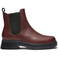 Timberland Cambria Valley Mid Chelsea Boot Burgundy Full Grain Taglia: 37.5 | Stivali Outlet | Donna | Marrone