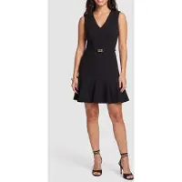 Guess Marciano GUESS Dalia Sl Flared Dress Jet Black A996 Taglia: 36 | Abiti Mini Outlet | Donna | Nero