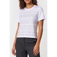 Guess Marciano GUESS Anna Ss Round Neck T True White A000 Taglia: XL | Maglie Sportivi Outlet | Donna | Bianco