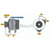 Bosch Alternatore Generatore 70A