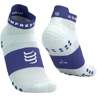Compressport Pro Racing Socks V4.0 Run Low Calze da running (T2 - EU 39-41, grigio)
