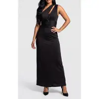 Guess Marciano GUESS Patty One Shoulder L Jet Black A996 Taglia: 46 | Maxi abiti Outlet | Donna | Nero