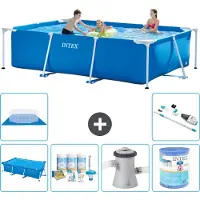 Intex Piscina fuori terra rettangolare - 300x200x75 cm - 7 pezzi - Modello S40226