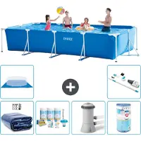 Intex Piscina fuori terra rettangolare - 450x220x84 cm - 7 pezzi - Modello S40306