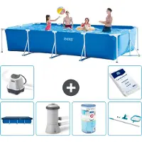 Intex Piscina fuori terra rettangolare - 450x220x84 cm - 7 pezzi - Modello S40265