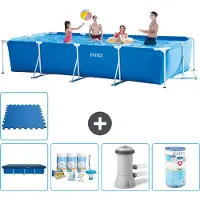 Intex Piscina fuori terra rettangolare - 450x220x84 cm - 6 pezzi - Modello S40246