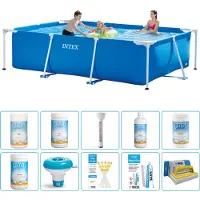 Intex Piscina fuori terra rettangolare - 300x200x75 cm - 11 pezzi - Modello S43239