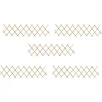 vidaXL Recinzione a forbice 5 pz. Legno di abete 180x30 cm