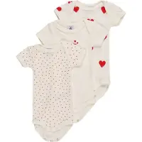 Petit Bateau Body bambino A00BB-00 ragazza - Bianco - 36 mesi