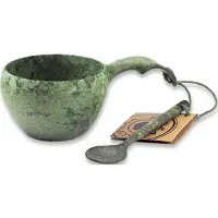 Kupilka Classic drinking vessel + spoon, verde