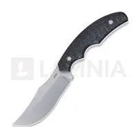 CRKT Burrower 3610 Stonewashed D2, Black Micarta, coltello fisso, Kaila Cummings design