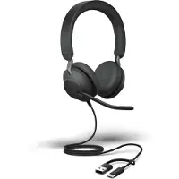 Jabra Cuffie Per Telefono Evolve2 40 Se Usb A/c