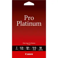 Canon Carta fotografica PT-101 pro platinum photo paper 300 grams 10 x 15 cm (50 vel)