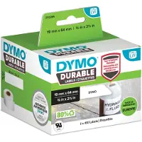 Dymo Etichette A Nastro Resistenti 3/4 2-1/2 19x64 Mm