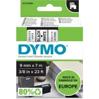 Dymo Nastro 40913 (S0720680) - Nero su bianco (9 mm)