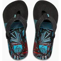 Reef Kid's Little Ahi Sandali Bambini (26, nero)