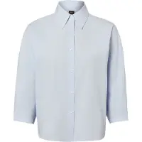 BOSS per donna. 50553519 Camicia blu Belenta (42), Casual, Cotone, Manica 3/4