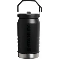 Stanley The IceFlow Jug Flip Straw 2.0 64oz, Black 10-13085-0233 borraccia termica con coperchio e cannuccia ribaltabile, 1.9L