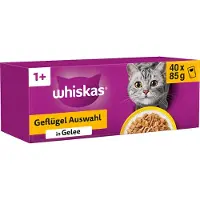 Whiskas Cibo Umido Per Gatti Pollame In Gelatina 40x85g