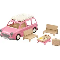 Sylvanian Families Figure Sylvanian Families Famiglia Minivan Da Picnic