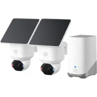 Eufy SoloCam E42 - Telecamera di sorveglianza di rete - pan/tilt - piattaforma rotante - per esterni - resistente alle intemperie - a colori (giorno e notte)