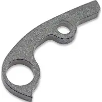 Flytanium Titanium Backspacer for Spyderco Para3 - Stonewash
